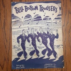 Bell Bottom Trousers Vintage Sheet Music